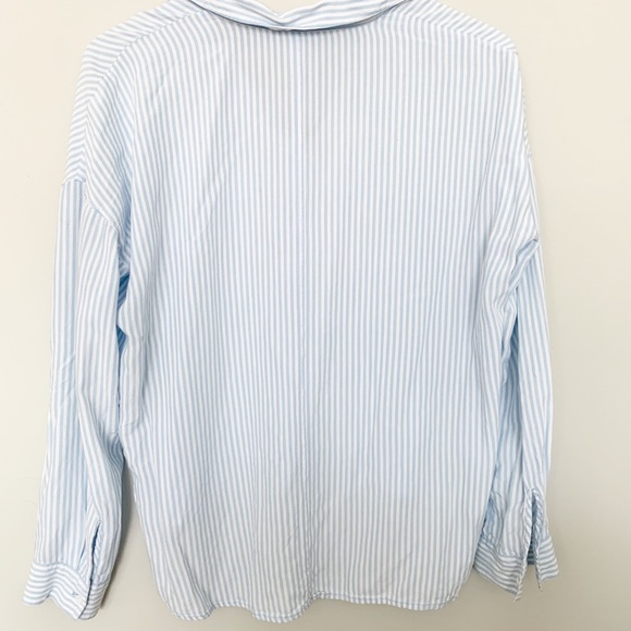 Striped Button Down in Blue & White by Leith - Picture 4 of 4